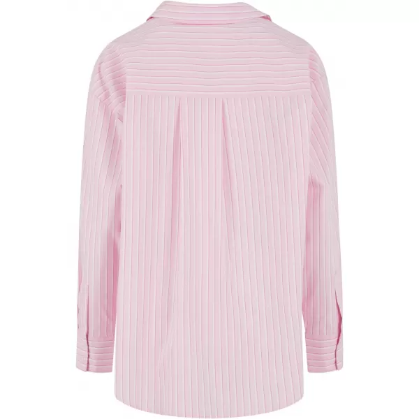  Bluza de dama URBAN CLASSICS TB7176 ROZ/ALB MOALE 