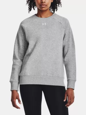 Hanorac de dama UNDER ARMOUR UA RIVAL FLEECE CREW 1379508-012 GRI