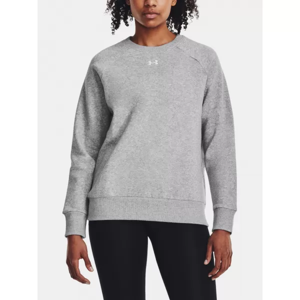  Hanorac de dama UNDER ARMOUR UA RIVAL FLEECE CREW 1379508-012 GRI 