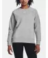 Hanorac de dama UNDER ARMOUR UA RIVAL FLEECE CREW 1379508-012 GRI