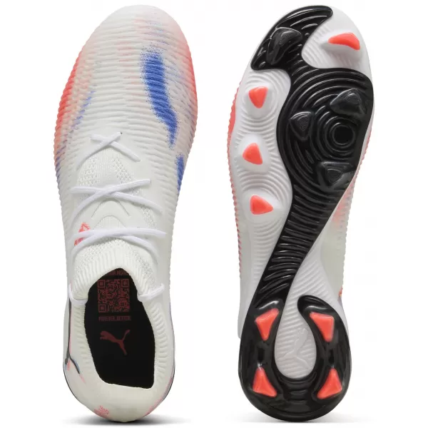  Pantofi pentru bărbați PUMA FUTURE 8 MATCH FG/AG 10859301 WHITE/ ALB/PUMA NEGRU/ROȘU STRĂLUCITOR 