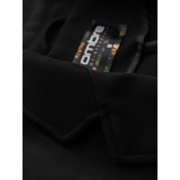  Jachetă pentru bărbați OMBRE OM-BLZB-0101 NEGRU 