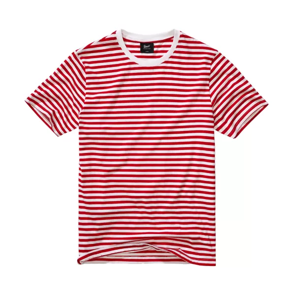  Tricou pentru bărbați BRANDIT 4208 ROȘU/ALB 