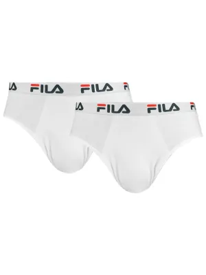 Chiloți bărbătești FILA MAN BRIEF 2-PACK FU5015/2 WHITE ALBĂ
