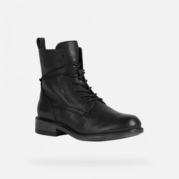  Botine de dama GEOX CATRIA NEGRU 