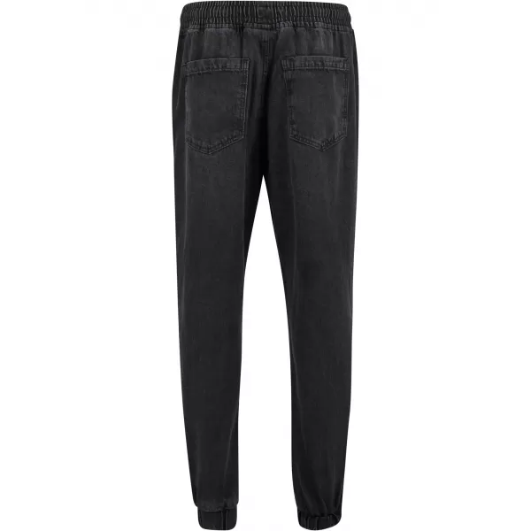  Blugi pentru bărbați URBAN CLASSICS TB7296 NEGRU SPALAT 