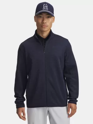 Hanorac pentru bărbați UNDER ARMOUR UA DRIVE SWEATERFLEECE FZ 6005672-410 ALBASTRU
