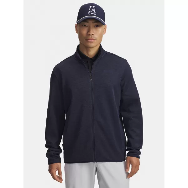  Hanorac pentru bărbați UNDER ARMOUR UA DRIVE SWEATERFLEECE FZ 6005672-410 ALBASTRU 