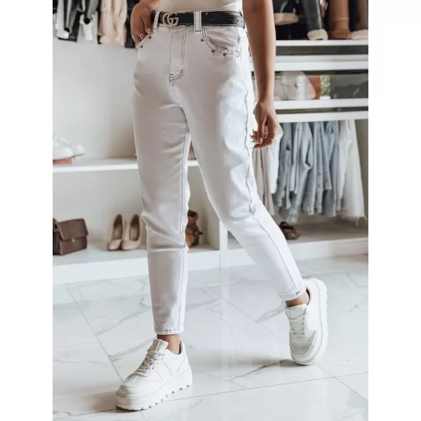 Pantalonii pentru doamne DSTREET UY2432 ALB 