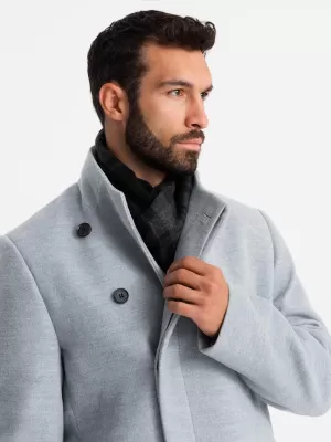 Haina masculină OMBRE OM-COWC-0141 MELANGE GRI