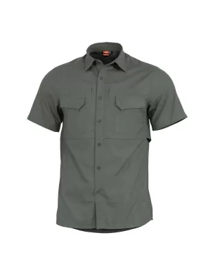 Cămașă pentru bărbați PENTAGON PLATO SHIRT SHORT K02019 VERDE CAMO