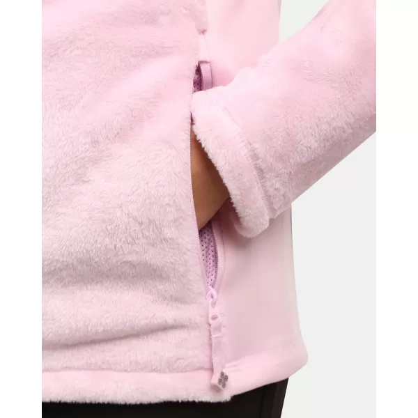  Hanorac fleece pentru fetiță KILPI SKATHI-JG ZJ0208KI ROZ DESCHIS 