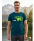 Tricou pentru bărbați cu mâneci scurte ALTISPORT ALM193129 KEROSEN