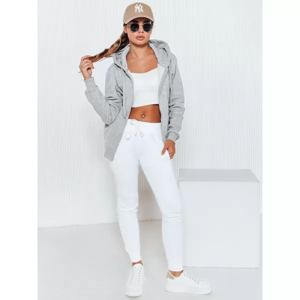  Pantalonii pentru doamne DSTREET UY0134 ALB 