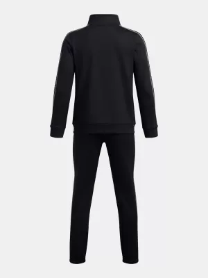 Trusa pentru baieti UNDER ARMOUR UA B ICON KNIT TRACKSUIT 1390295-001 NEGRU