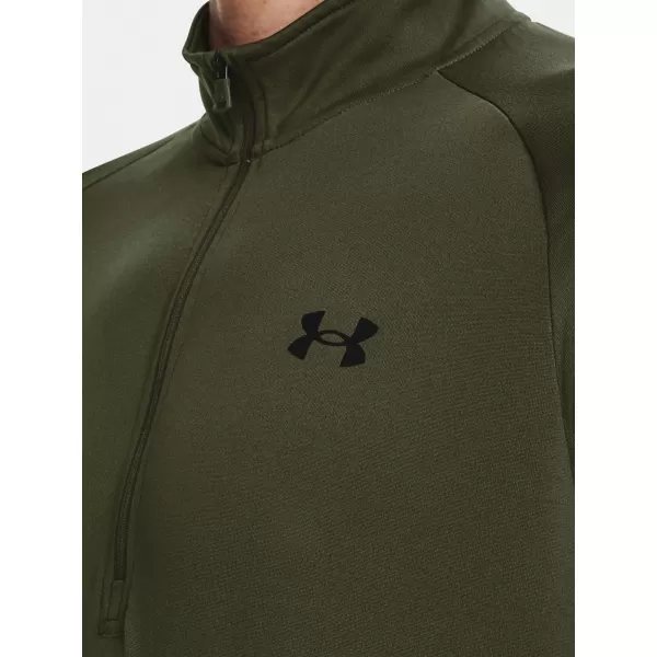  Tricou pentru bărbați UNDER ARMOUR UA TECH 2.0 1/2 ZIP 1328495-392 VERDE 