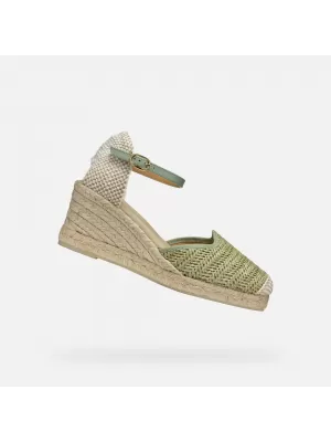 Sandale de dama GEOX GELSA LOW VERDE DESCHIS