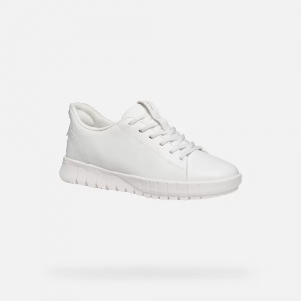  Adidași de damă GEOX FLEXTRIDE PLUS G009594 ALB 
