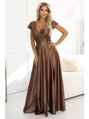 Rochie NUMOCO 411-14 MOCHA MOUSSE