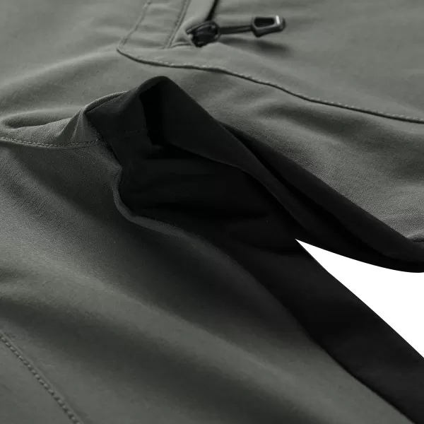  Pantaloni softshell pentru bărbați ALPINE PRO AKAN 2 KEROSEN 