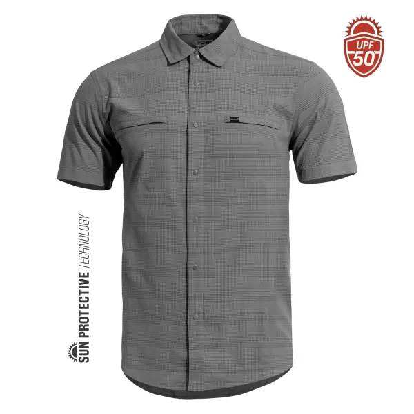  Cămașă pentru bărbați PENTAGON RIPPLE SUNPROOF SHIRT K02028 LUP/GRI 