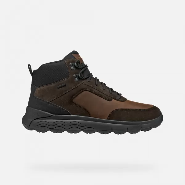  Pantofi pentru bărbați GEOX SPHERICA 4X4 ABX G011178 MARO ÎNCHIS 