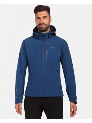 Jachetă softshell pentru bărbați KILPI RAVIO-M ZM0129KI ALBASTRU ÎNCHIS
