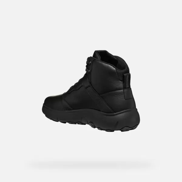  Botine pentru bărbați GEOX NEBULA + GRIP AB G006828 NEGRU 