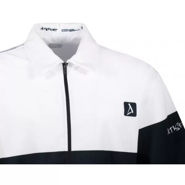  Cămașă premium pentru bărbați ALTISPORT VOJ/ALM051KOS01 ALB VERDE 