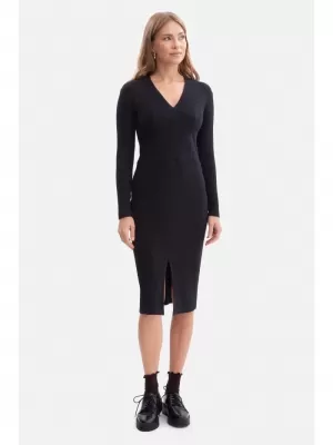 Rochie BEWEAR B307 NEGRU