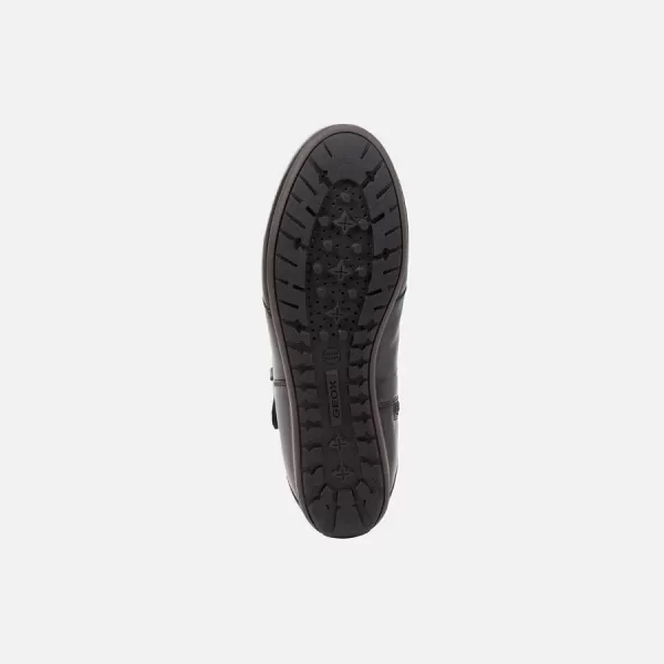  Pantofi de dama cu siret GEOX NEW MOENA NEGRU 