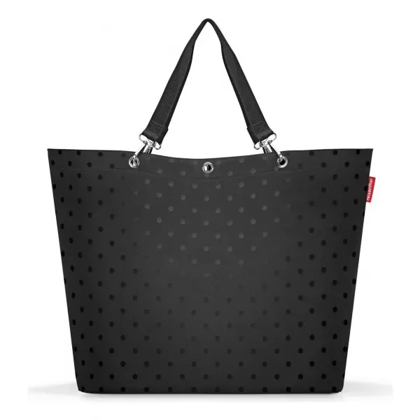  Sac REISENTHEL SHOPPER XL PUNCTE LUCIOASE NEGRE 