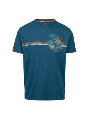 Tricou pentru bărbați TRESPASS ZAMA BONDI BLUE