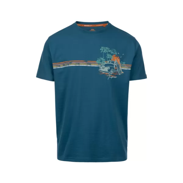  Tricou pentru bărbați TRESPASS ZAMA BONDI BLUE 