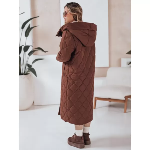 Palton de damă DSTREET TY4927 MARO 