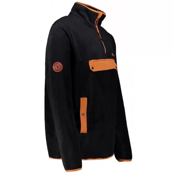  Hanorac pentru bărbați din fleece ALTISPORT GARM NEGRU/MARO 