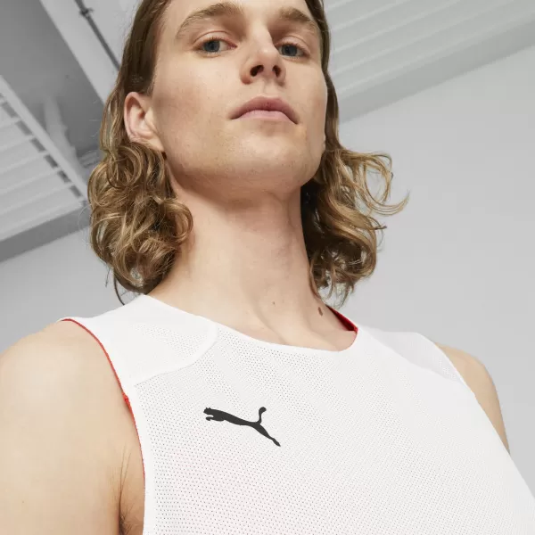  Jersey pentru bărbați PUMA REVERSIBLE PRACTICE JERSEY 67664003 PUMA RED 