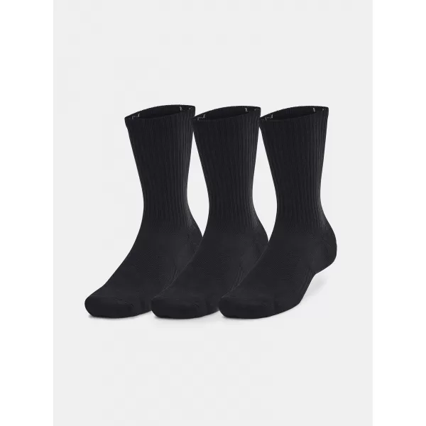  Șosete UNDER ARMOUR UNISEX UA TC 3PK CREW 1386311-001 NEGRU 