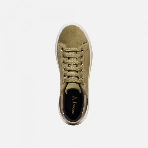  Adidași de damă GEOX SPHERICA EC4.1 G009311 KAKI 