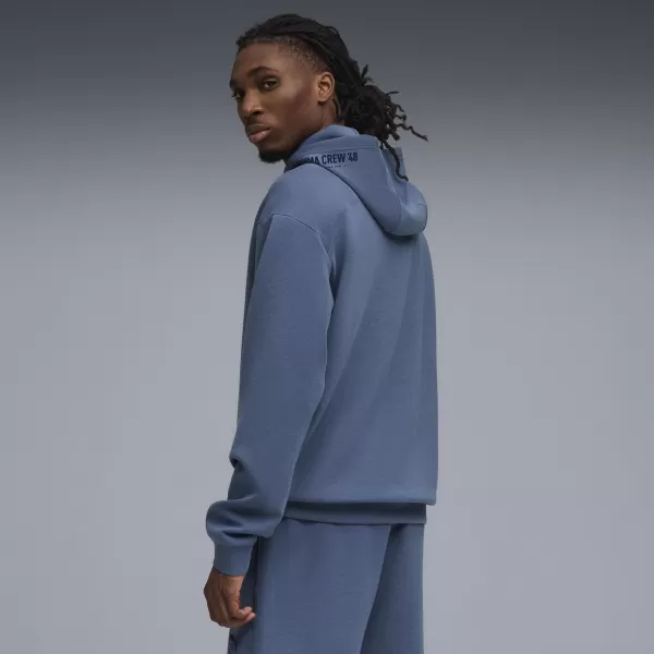  Hanorac pentru bărbați PUMA M CLOUDSPUN HOODIE 52759580 ERICA INDIGO ÎNCHISĂ 