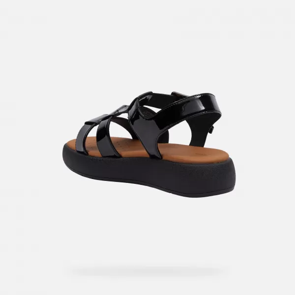  Sandale de dama GEOX CAMALEI NEGRU 