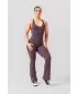 Shaping Salopetă evazată OWN THE GYM 397 BROWN Nebbia