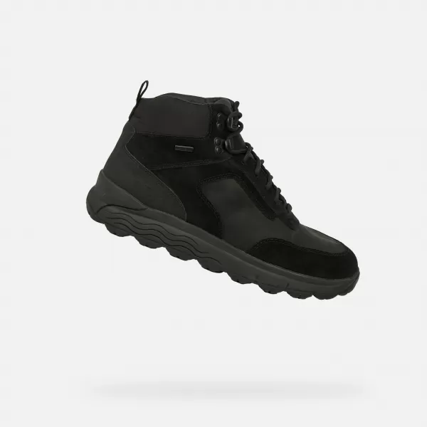  Pantofi pentru bărbați GEOX SPHERICA 4X4 B ABX G011180 NEGRU 