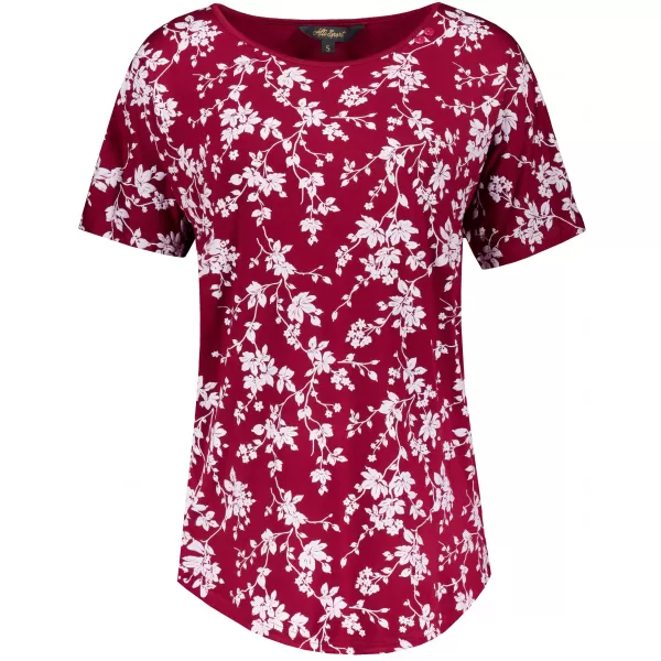  Tricou de damă ALTISPORT GYLDA BURGUNDIA 