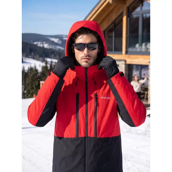  Geaca de iarna pentru barbati ALTISPORT GALLANT ROŞU 