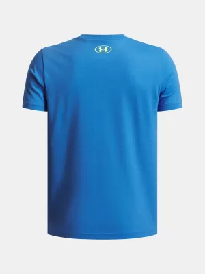 Tricou băieți UNDER ARMOUR OVERLAY WM SS ALBASTRU