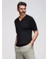 Tricou pentru bărbați OMBRE OM-POSS-0160 NEGRU