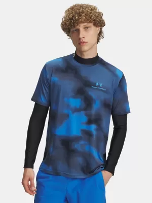 Tricou pentru bărbați UNDER ARMOUR VANISH ENERGY PRINTED SS 1383974-402 ALBASTRU