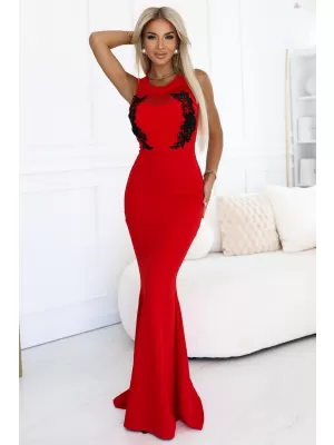 Rochie NUMOCO 617-3 ROŞU