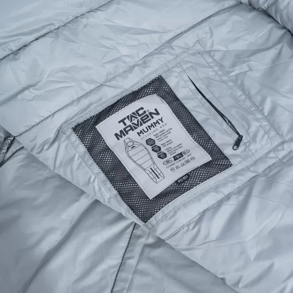 Sac de dormit PENTAGON MUMMY SLEEPING BAG 360GR/M² D19003 MARO GRI/MIX 